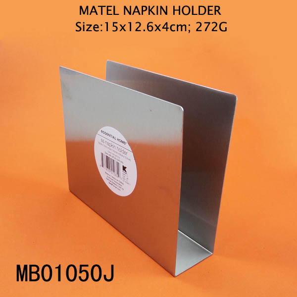 MB01050J S/S Napkin Holder In Polybag