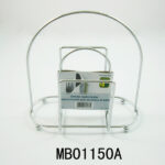 Chrome Napkin Holder With Card
