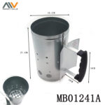 Metal Charcoal Easy Fire With Pp Handle