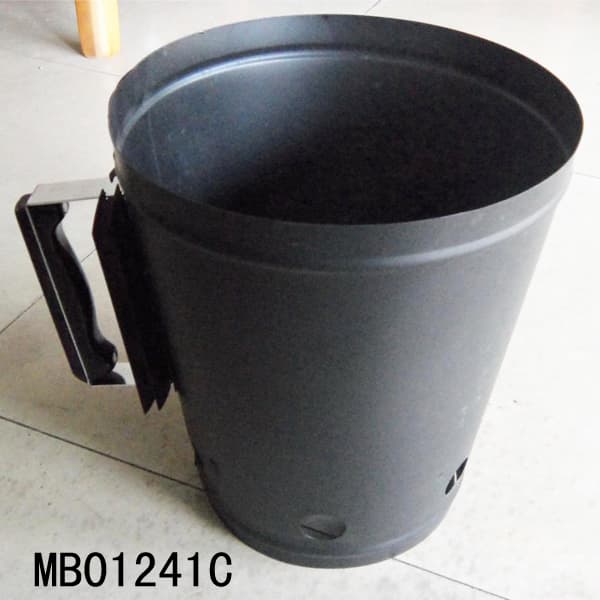 MB01241C Round Charcoal Easy Fire Bakelite Handle