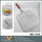 Wood Handle S.S Bbq Net/Basket Bbq Net/Chicken Grill