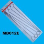 6Pcs Chrome Bbq Skeswer