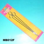3Pcs Chrome Bbq Skeswer