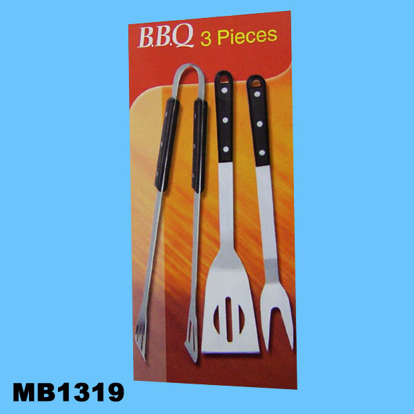 MB01319 3Pcs Bbq Set Bakelite Handle T/C