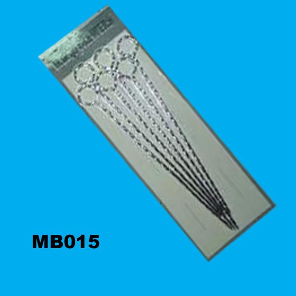 MB015 6Pcs S/S Meat Skewer