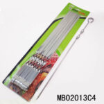 6Pcs 45Cm S.S.Bbq  Skewer T/C