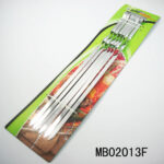 6Pcs 45Cm.Bbq  Skewer，T/C