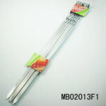 6Pcs 60Cm Bbq Skewer T/C