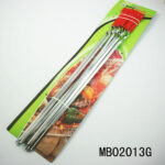 6Pcs 50Cm S.S.Bbq  Skewer B/C