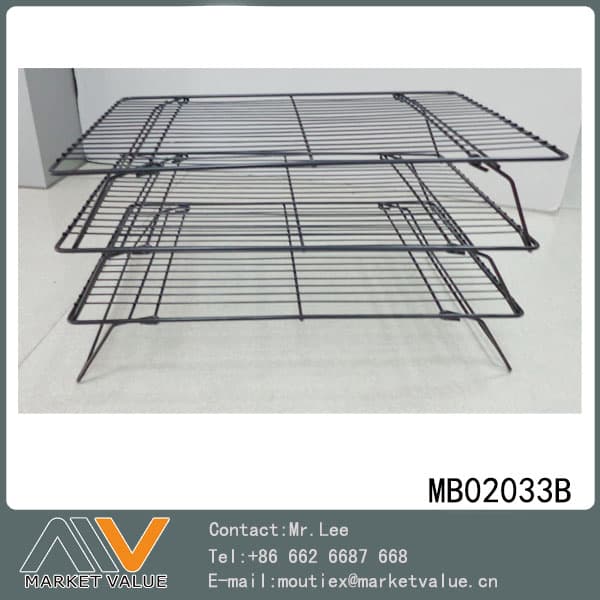 MB02033B Set Of 3Pcs Cooking Rack In White Box