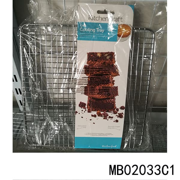 MB02033C1 Chrome Cooking Tray With Card.