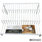 3 Level Metal Multipurpose Rack In White Box，T/C