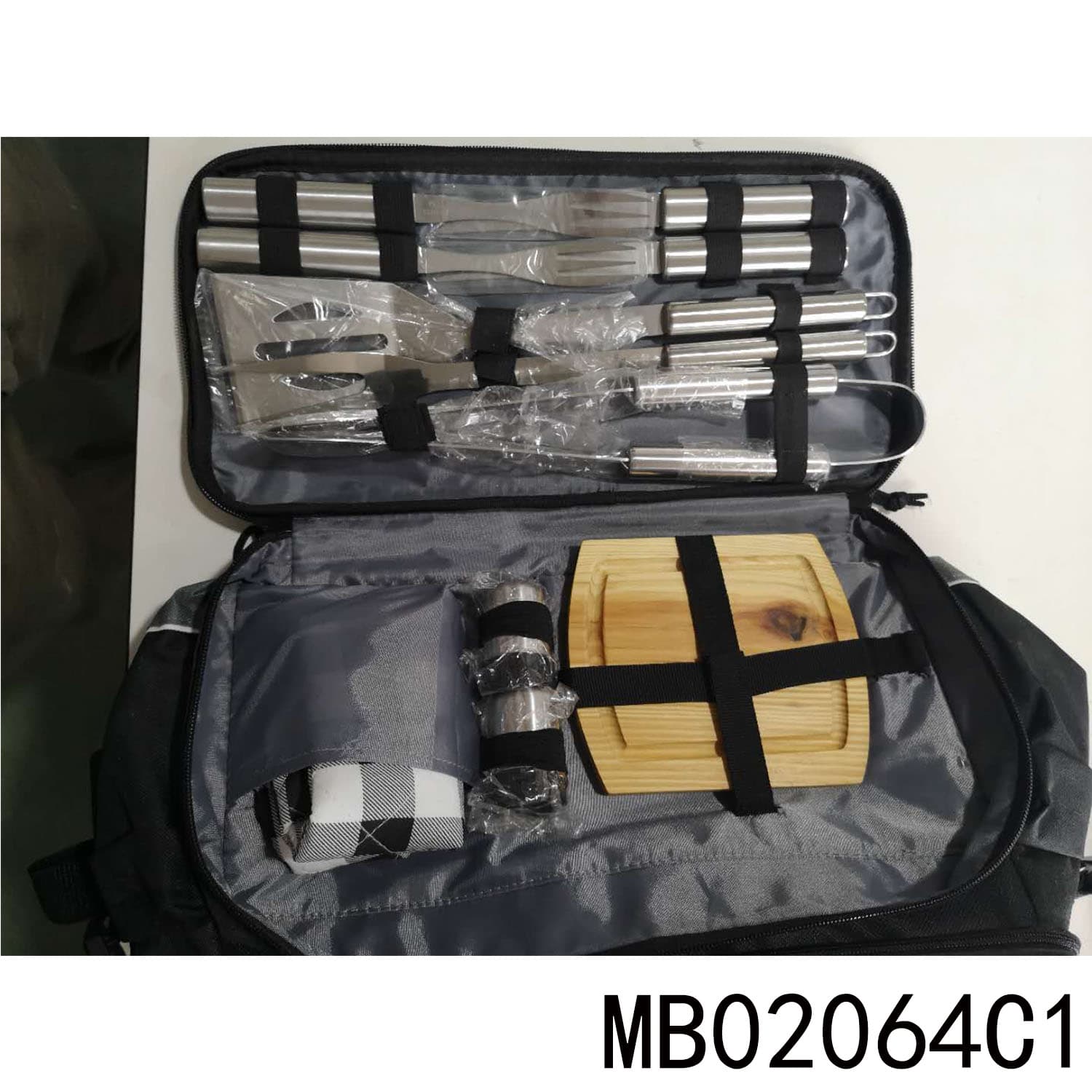 MB02064C1 Sets Of 11Pcs Tube Handle Bbq Tools