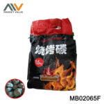 1.5KG BBQ CHARCOAL IN COLOUR FILOR BAG
