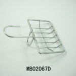 Metal Chrome Soap Rack With Suction Cup