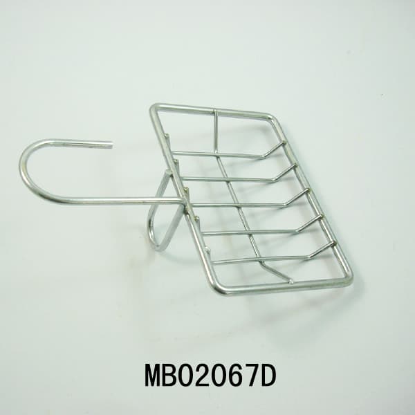 MB02067D Metal Chrome Soap Rack With Suction Cup