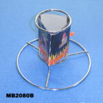 Chrome Bbq Chicken Rack Wheel Card