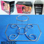 Chrome Bbq Chicken Rack In Color Box