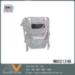 2Pack Stacking Basket With Pe Coated