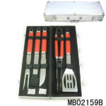 5Pcs Bbq Set With Aluminum Box
