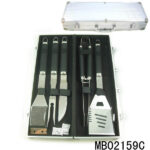 5Pcs Bbq Set With Aluminum Box