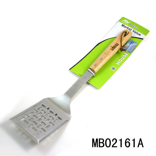 MB02161A Oak Wood Handle Bbq Shovel