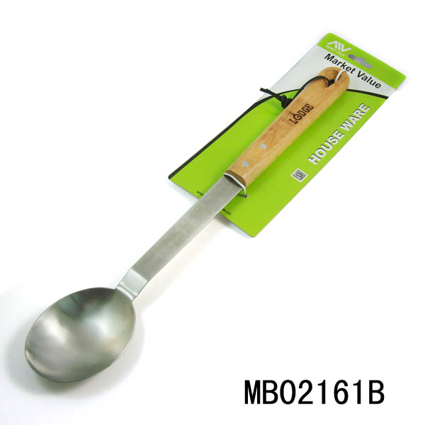 Oak Wood Handle Bbq Spoon