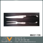 2Pcs Bbq Set With Abs Handle B/C