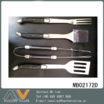 4Pcs Bbq Set With Abs Handle T/C