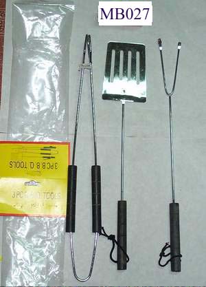 MB027 3Piece Bbq Tool Set