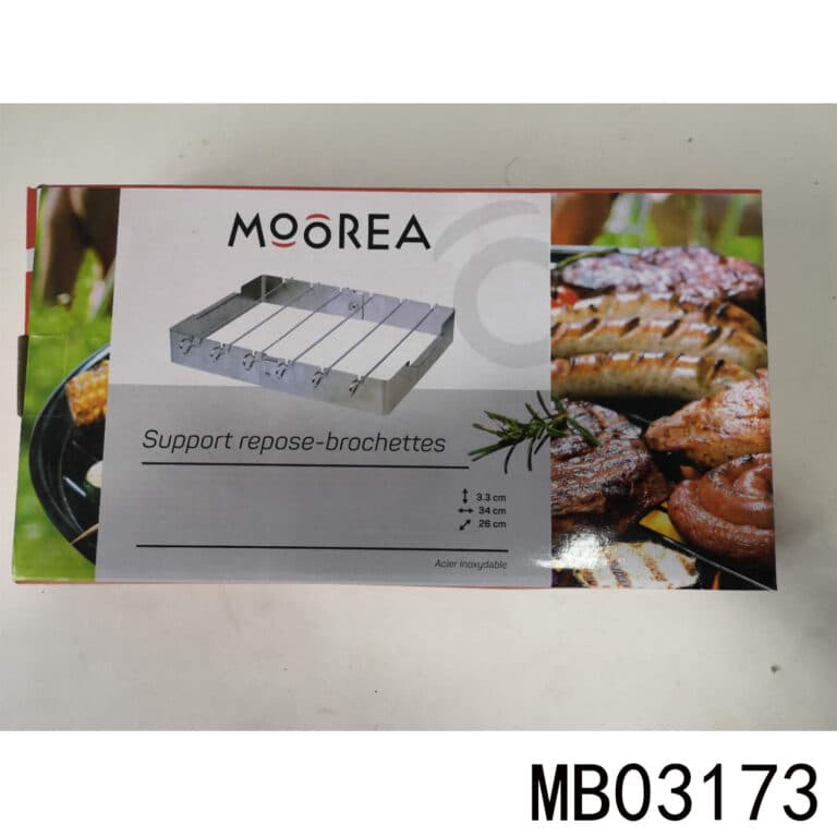 Sets Of 6Pcs Bbq Skewer +1Pcs Frame In Color Box