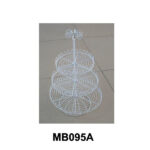 Three-Tier Vpower Coated Cake Stand