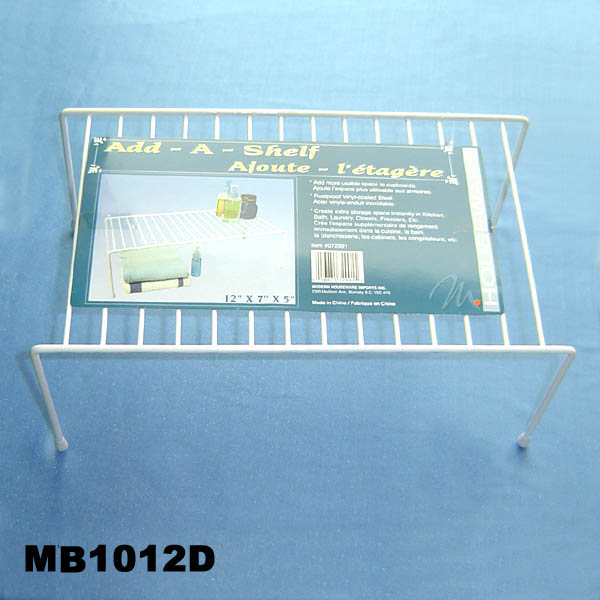 MB1012D 12*7*5" Wire Shelf W/Card
