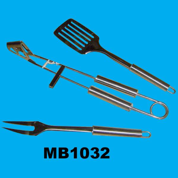 MB1032 3Pcs S.S. Bbq Tools