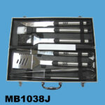 6Pcs S/S Bbq Set In Aluminium Case
