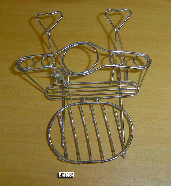 MB1062 Chrome Toothbrush Rack