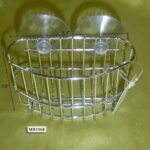 Chrome Shower Caddy W/2 Cupules