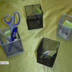 Spuare Mesh Stationery Basket