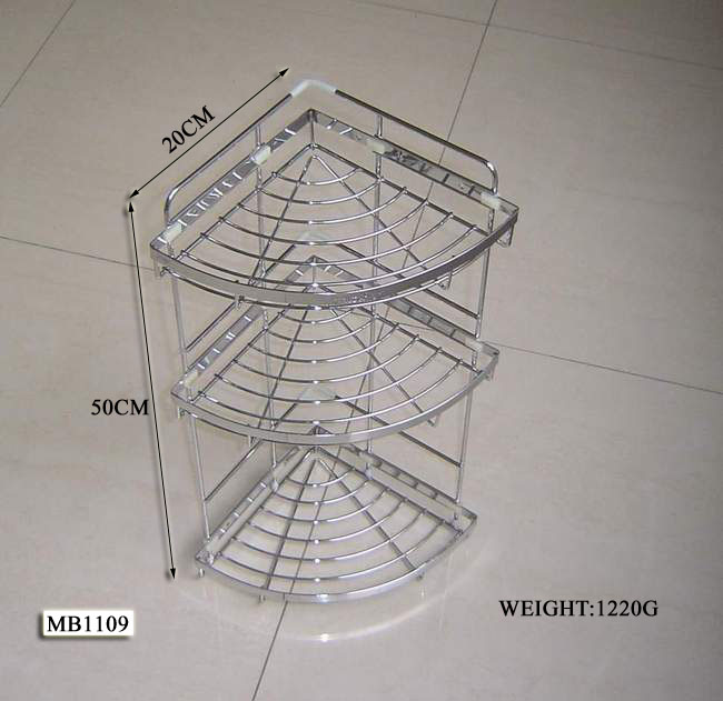 MB1109 3 Shelf Corner Bathroom