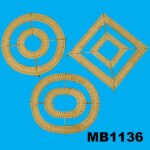 3Pcs Intertexture Mat( Square