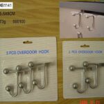 3Pcs Silvering Door Hooks B/C