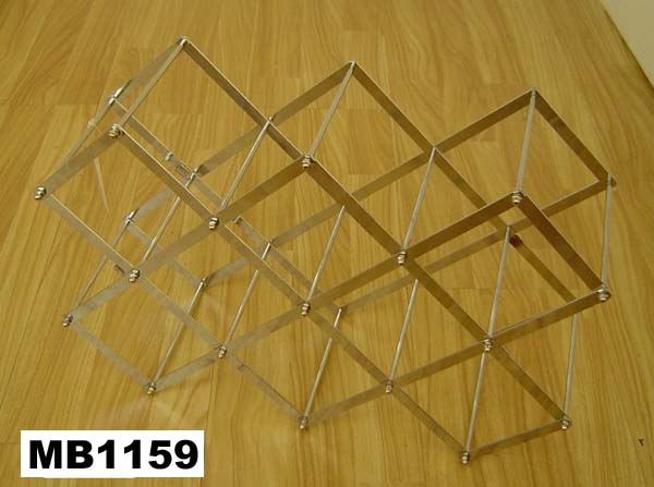 10Pcs Folding Red Wine Bottle Rack