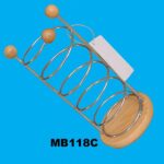 Cutlery Stand W/3 Wooden Bead