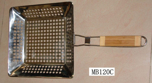 Barbecure Pan S/S Fold Handle