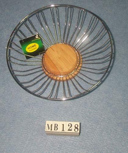 MB128 Fruit Basket Wooden Bottom