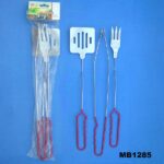 3Pcs Bbq Tools With Soft Grip