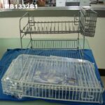 2 Level Bowl&Disc Floding Shelf + Cutlery Holder