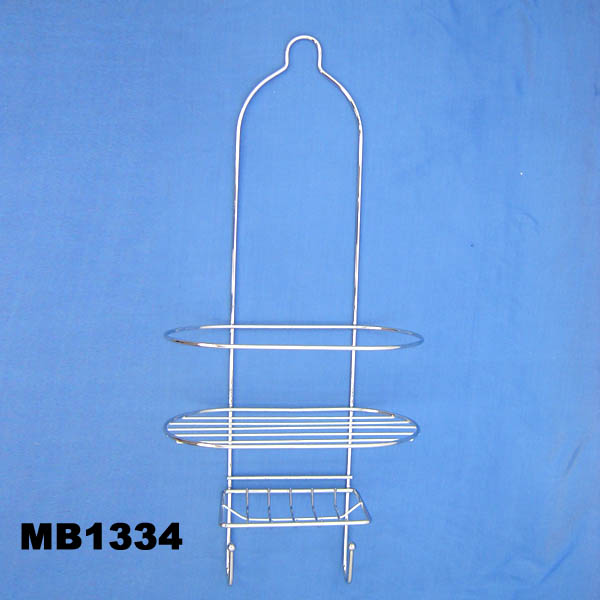 Chrome Plated Shower Caddy 22X9.5X5In Tag