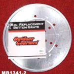 18" Replacement Bottom Grate-Galvanized Iron