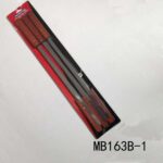 62Cm 6Pcs Bbq Skewer Flat Wooden With 2 Pins B/C
